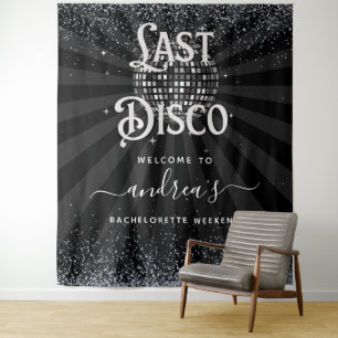 Retro 70s Last Disco Bachelorette Party Weekend Tapestry