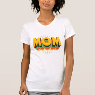 Retro 70s Mum Typography T-Shirt