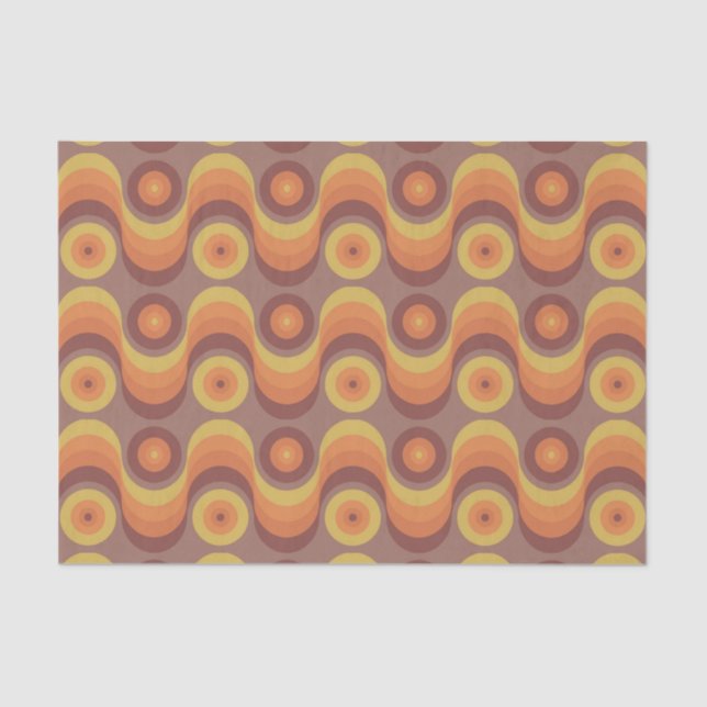 Retro/70s Pattern Tissue Paper (Front)