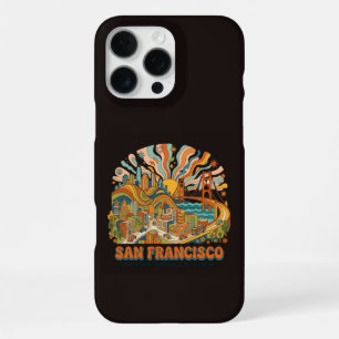 Retro 70s San Francisco Groovy iPhone 16 Pro Max Case