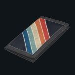 Retro 70s Stripes Trifold Wallet<br><div class="desc">Retro Colourful 70s Stripes Wallet</div>