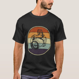 Retro 70s Style Vintage Camera Photographer Photog T-Shirt