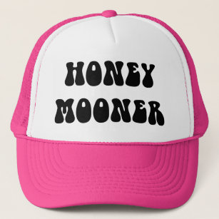 Retro 70's Themed Honeymooner Bride  Trucker Hat