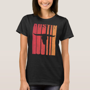 Retro 70s Vintage Austin Shirt Longhorn Silhouette