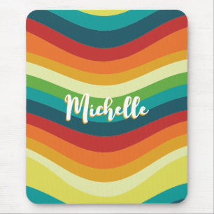 Retro 70s Vintage Mouse Mat
