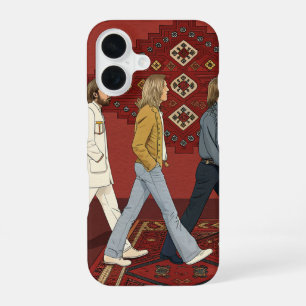 Retro 70s Walking Style Illustration Phone Case