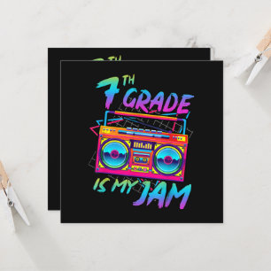Retro 80s 7th Grade Is My Jam Back To School