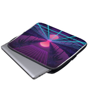 Retro 80s Aesthetic Laptop Cases 