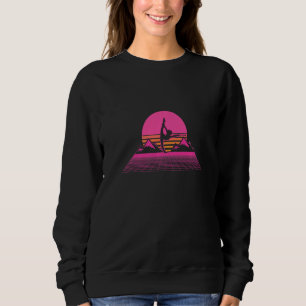 Retro 80s Baton Twirling Twirler Majorettes Premiu Sweatshirt