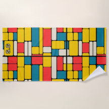 Retro 80s bold geometric modern bright