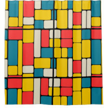 Retro 80s bold geometric modern bright