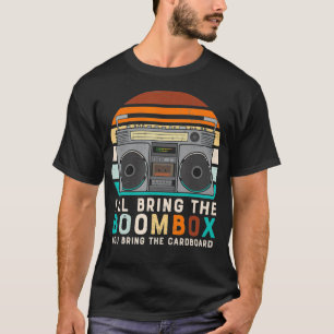 Retro 80's Boom Bo Break Dancing Graphic  T-Shirt