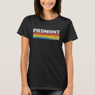 Retro 80s California CA Souvenir Piedmont T-Shirt