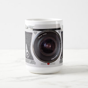 Retro 80s Camera Effect On Tea or Coffee Mug