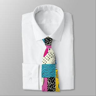 Retro 80s Custom Tie – Elegant Fashion