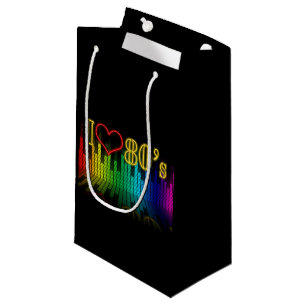 Retro 80's Equalizer Party Small Gift Bag
