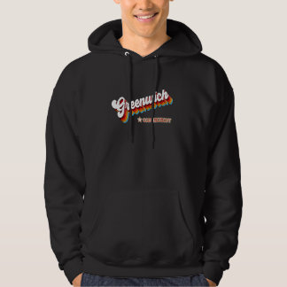 Retro 80s Greenwich Connecticut Ct Hoodie