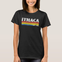 Retro 80s Ithaca New York NY Souvenir
