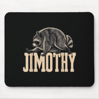 Retro 80s Jimothy Racoon Creative Mouse Mat