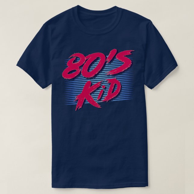 Retro 80s Kid T-Shirt (Design Front)