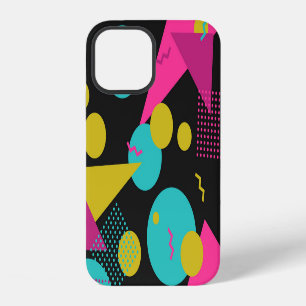 Retro 80s Memphis Geometric Design iPhone 12 Case