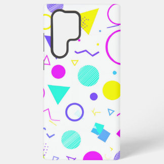 Retro 80s Memphis Geometric Pattern Samsung Galaxy Case