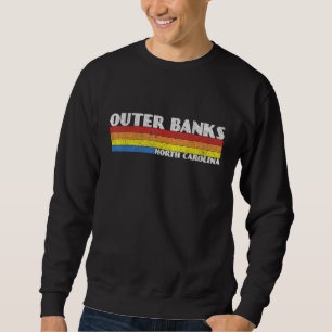 Retro 80s North Carolina NC Souvenir Outer Banks Sweatshirt