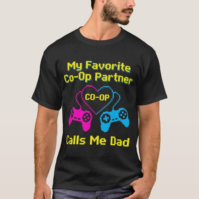 Retro 80s Pixel Arcade T-Shirt (Front)