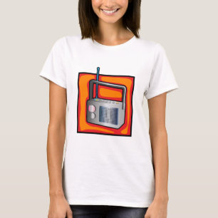 Retro 80s Pop Art Radio Vibrant Vintage T-Shirt