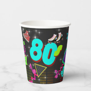 Retro 80's, Retro, Any Age Paper Cups