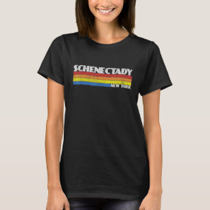 Retro 80s Schenectady New York NY Souvenir T-Shirt