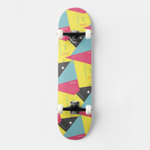 Retro 80's Style Theme Skateboard