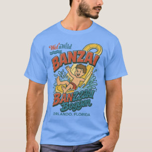 Retro 80s-style waterpark BANZAI ORLANDO, FLORIDA T-Shirt
