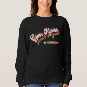 Retro 80s Upper Merion Pennsylvania Pa Sweatshirt