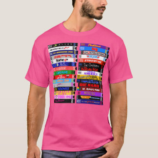 Retro 80s VHS Stacks Long Sleeve TShirt