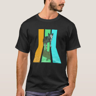 Retro 80s Vintage Style Blue Heeler T-Shirt
