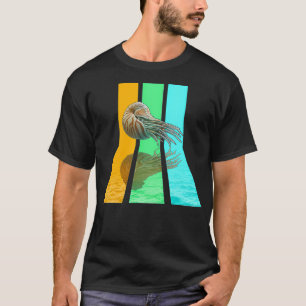 Retro 80s Vintage Style Nautilus  T-Shirt