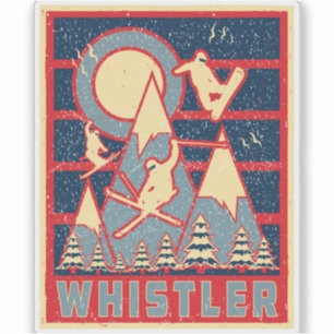 Retro 80s Whistler British Columbia