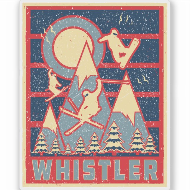 Retro 80s Whistler British Columbia (Front)