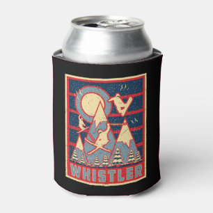 Retro 80s Whistler British Columbia Can Cooler