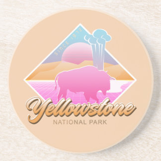 RETRO 80S YELLOWSTONE NATIONAL PARK VAPORWAVE COASTER