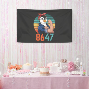 Retro 8647 Is It 2028 Yet Anti Trump Penguin Banner