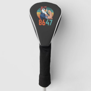 Retro 8647 Is It 2028 Yet Anti Trump Penguin Golf Head Cover