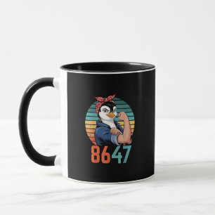 Retro 8647 Is It 2028 Yet Anti Trump Penguin Mug