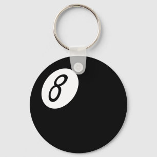 Retro 8-Ball Key Ring