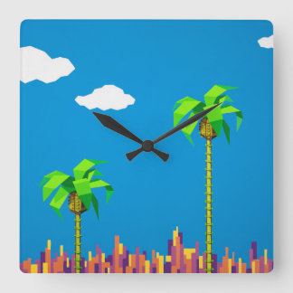 Retro 8-Bit Video Game Inspired Wall Clock