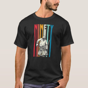 Retro 90 Year Old Ice Hockey Goalie 90th Birthday T-Shirt
