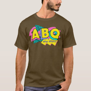 Retro 90s Albuquerque ABQ Rad Memphis Style 90s Vi T-Shirt