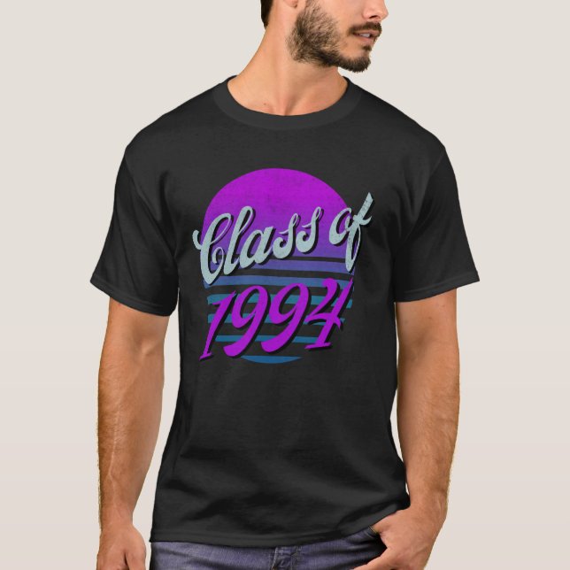Retro 90s Class of 1994 Reunion High School Gradua T-Shirt (Front)