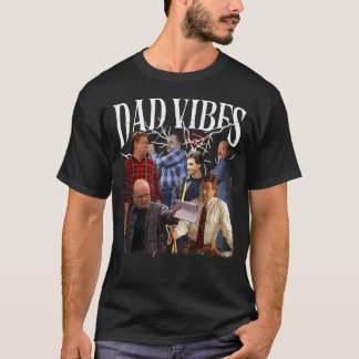 Retro 90S DadVibes Funny Dad Father's Day T-Shirt